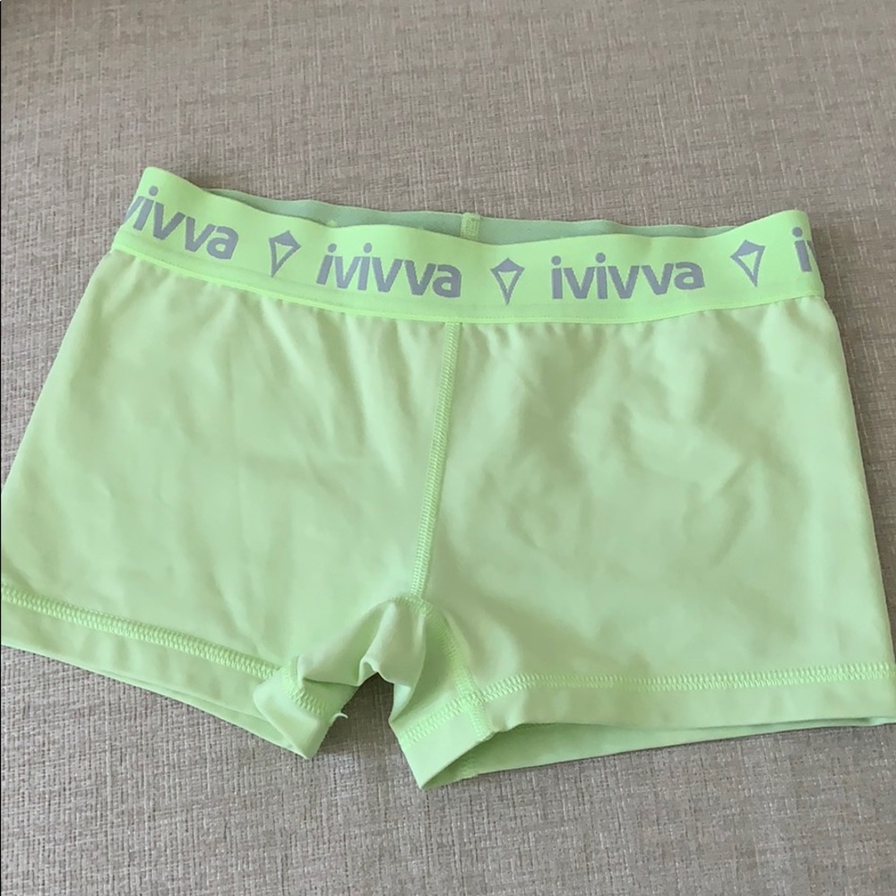 bright green ivivva spandex